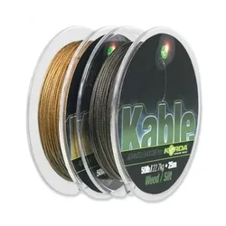 Korda Kable Leadcore 50lb/ 25m Gravel KABGB