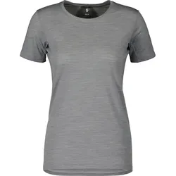 Scott Tee W's Commuter Merino grey melange (1920) XL