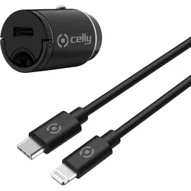 CELLY KFZ-Ladekabel 1,2m Schwarz