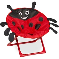 Relaxdays Kindersessel Moonchair 50 x 47 x 48 cm rot