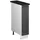 Vicco Apothekerschrank Dunkelgrau/Weiß 20 x 82 x 60 cm Grau