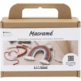 Creativ Company Mini Bastelset Makramee Regenbogen