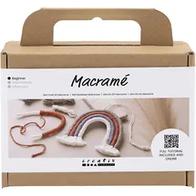 Creativ Company Mini Bastelset Makramee Regenbogen