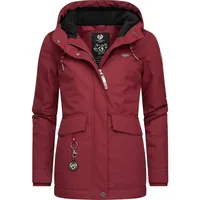 Ragwear Damen warme Winterjacke wasserdicht Jazmin Remake II Intl. Wine Red22 Gr. XXL - XXL