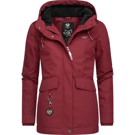 Ragwear Damen warme Winterjacke wasserdicht Jazmin Remake II Intl. Wine Red22 Gr. XXL - XXL