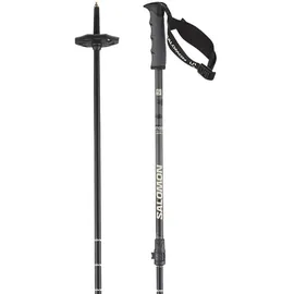 Salomon Steep Vario S3 Ski Hiking Poles, Adjustable Lightweight Hiking Poles and Outdoor Adventure, Black Ebony