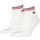 Tommy Hilfiger Unisex Quarter Socken mit Label-Print im 2er-Pack, Weiss, 39-42