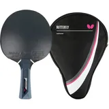 Butterfly Timo Boll Titanium Tischtennisschläger + Tischtennishülle Drive Case I | Tischtennisschlägerset | Tischtennis Profi Set