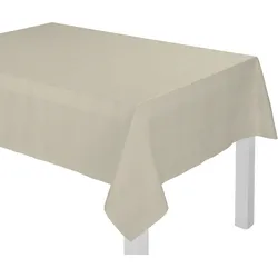 Tischdecke ADAM "Little Parrot" Gr. 4, beige (natur), B:145cm L:220cm, Bio-Baumwolle, Tischdecken, nachhaltig