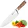 Zolmer ZOLMER® Kochmesser - Extra scharfes Küchenmesser - Chefmesser mit komfortablem Griff aus Pakka Holz - Einzigartiges Schneideerlebnis