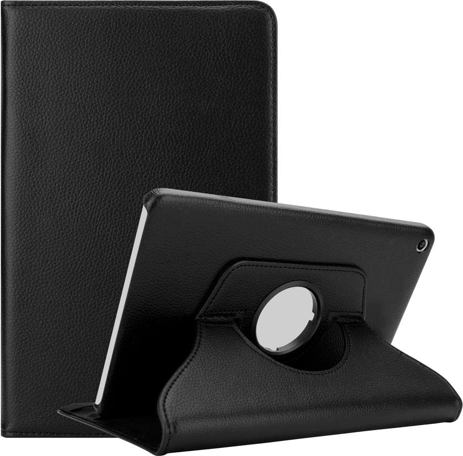 Cadorabo Hülle kompatibel mit Huawei MediaPad T1 8 (8.0 Zoll) Tablethülle ohne Auto Wake Up aus Kunst Leder Flip Klappbare Stoßfeste Cover Hülle für Huawei MediaPad T1 8 (8.0 Zoll) Tasche in Schwarz