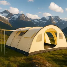 CampFeuer Tunnelzelt beige/sand