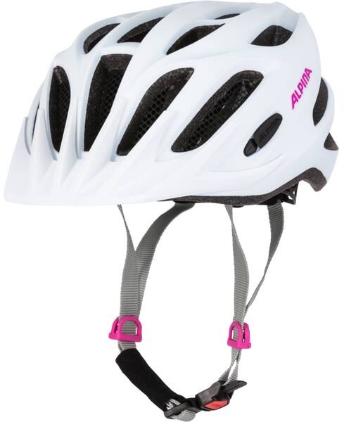 ALPINA Fahrradhelm "Tour 2.0", white-pink matt, 53