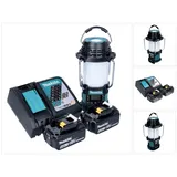 Makita DMR 056 RM Akku Radio 18 V FM DAB+ mit Laterne 360° Taschenlampe IP65 + 2x Akku 4,0 Ah + Ladegerät