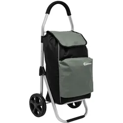 eyepower 52L Einkaufstrolley Kühlfach Faltbarer Einkaufsroller XL Shopping Trolley Grau