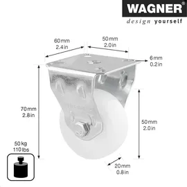 Wagner System Möbelrolle ECO 50 kg