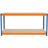 Monster Racking Xxxl Werkbank, Orange, Holzwerkstoff, 180x90x45 cm, Freizeit, Heimwerken, Werkstatt, Werkbänke