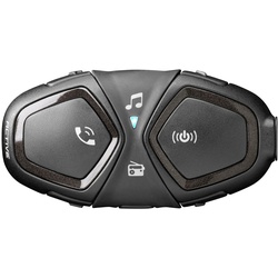 Interphone Active Bluetooth Kommunikationssystem Einzelset, schwarz