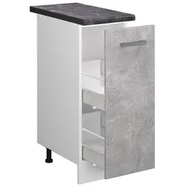 Vicco Apothekerschrank R-Line 30 x 60 x 81,5 cm Grau