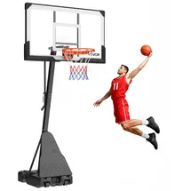Vevor Basketballkorb höhenverstellbar Schwarz 230 - 305 cm