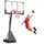 Vevor Basketballkorb höhenverstellbar Schwarz 230 - 305 cm