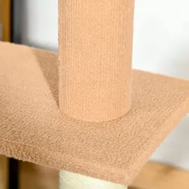 PawHut Kratzbaum 43 x 27 x 228-260 cm khaki