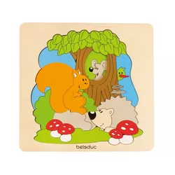beleduc Entdeckerpuzzle »Wald«