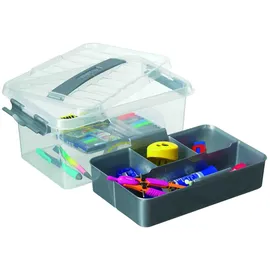 sigma home Q-Line Multi Box 30 x 20 x 14 cm 6-tlg. transparent/grau