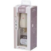 Bibs Zuigfles Glas 120ml Complete Set Ivory 1 St Flaschen