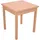 Hofmann Living And More Essgruppe "3tlg. Tischgruppe", gelb (buche, nachbildung, gelb, buche, nachbildung), B:45cm H:95cm T:48cm, FSC-zertifiziertes Massivholz, HOFMANN LIVING AND MORE, Sitzmöbel-Sets, Essgruppe, Stühle montiert