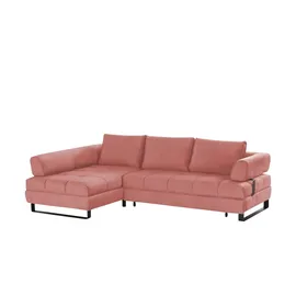 Switch Eckcouch Mikrofaser 3-Sitzer Grau