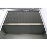 Duramax Metallgerätehaus Palladium 6x5 1,99 x 1,97 m silber