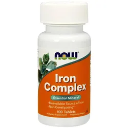 Now Foods Iron Complex Vegetarian (100 Tabletten)