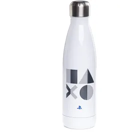 Paladone Playstation 5 Wasserflasche Edelstahl Silber
