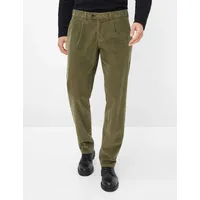 EUREX BY BRAX Herren, Bundfaltenhose Style LUIS GREEN, dunkelgrün,