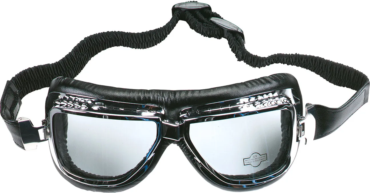 Booster Flying Tiger, lunettes de moto - Argent