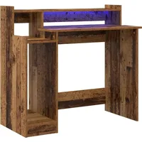 VidaXL Schreibtisch Altholz Braun