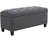 Homcom Sitzbank Polsterbank Grau 100 x 40 x 44 cm