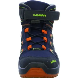 Lowa Maddox Warm GTX Mid Kinder Navy/Orange 28