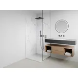 vente-unique Wandpaneel Marmor-Optik Weiß 2 St. 90 x 210 cm