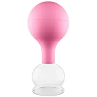 PULOX Schröpfglas aus Echtglas pink 40mm 1 St
