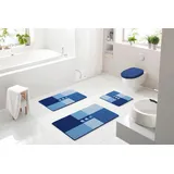 Linea Due Badematte Grund Blau 50 x 80 cm