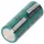 FDK (ehem. Sanyo) FDK Akku passend für Braun Oral-B Triumph Professional Care v2 Version, Lötfahnen mittig 2mm breite, Abmessungen 43x17mm