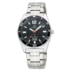 Funkuhr, schwarz, Armbanduhren, Herren