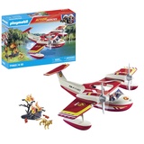 Playmobil Action - Feuerwehrflugzeug mit Löschfunktion