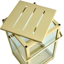 Brafab Windlicht Belfort Aluminium Gelb