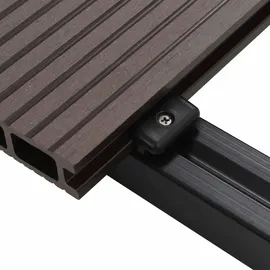 vidaXL Terrassendiele 15 x 400 cm braun
