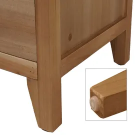 Mendler Apothekerkommode 80 x 91 x 40 cm Braun