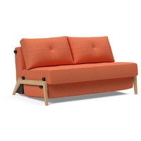 INNOVATION LIVING Schlafsofa Cubed Eiche Stoff Rust 140 cm