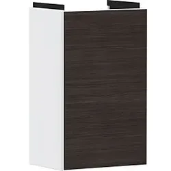 hansgrohe Xevolos E Waschtischunterschrank 54166730 340x555x245mm, links, mattweiß, Eiche dunkel